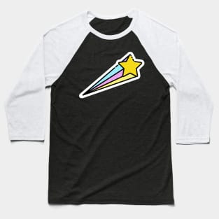 Comet // Line Art Sticker Baseball T-Shirt